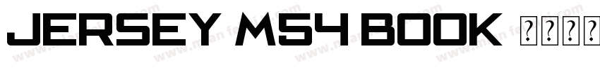 Jersey M54 Book字体转换
